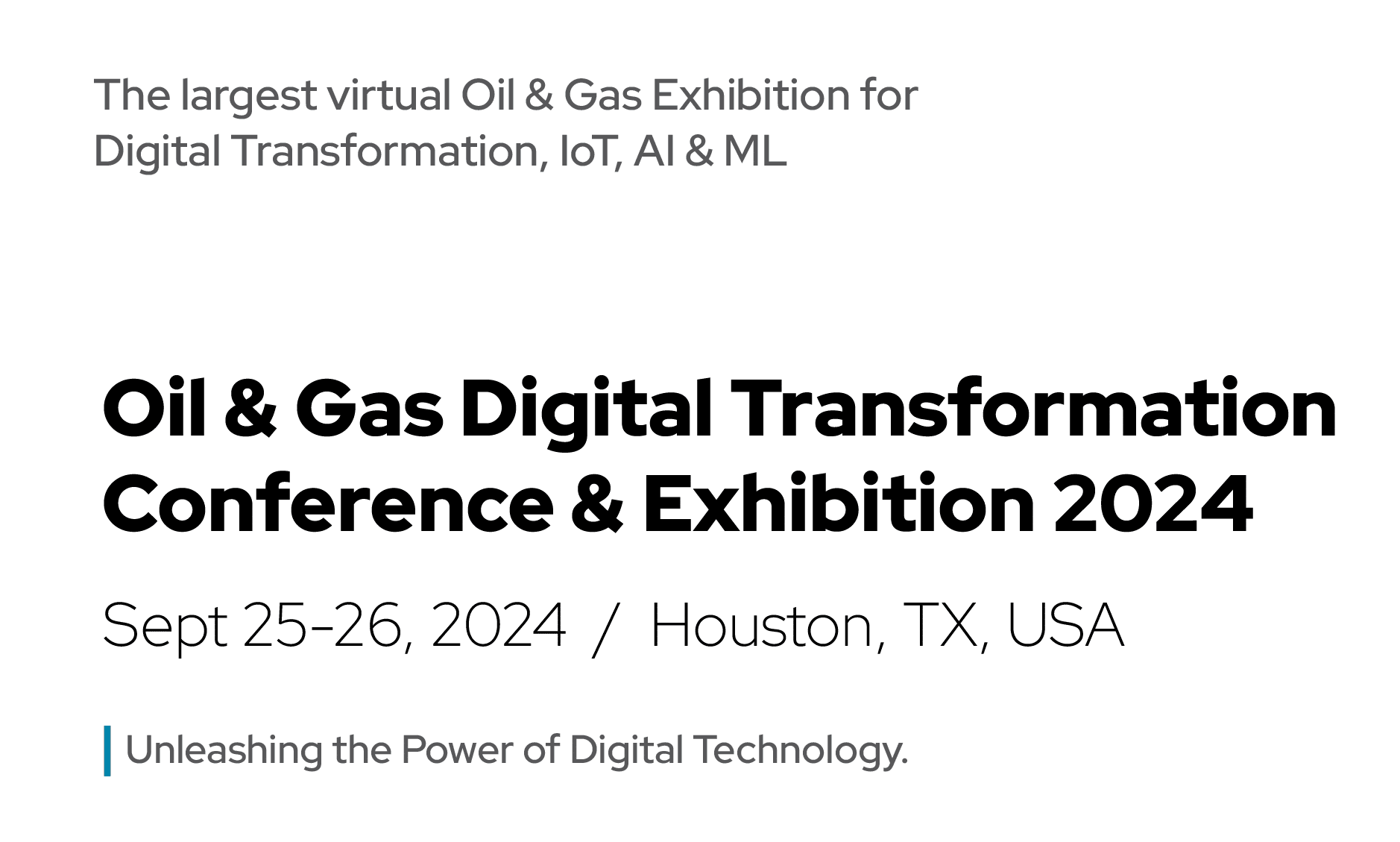 Oil & Gas digital transformation conference & exhibition